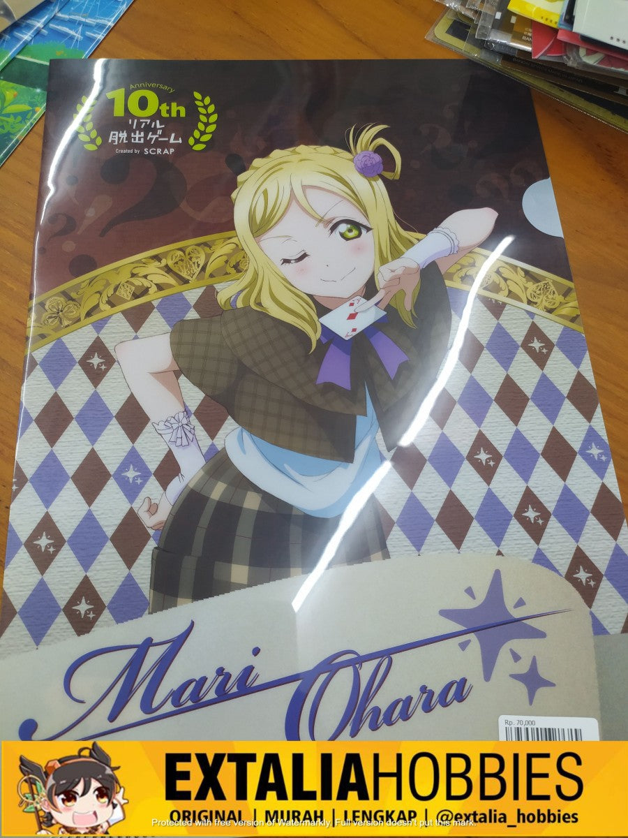 CLEAR FILE MARI OHARA LOVE LIVE 10TH ANNIVERSARY CLEAR FILE MARI OHARA LOVE LIVE 10TH ANNIVERSARY